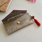 Banarasi Royale Envelope Ash Grey