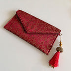 Banarasi Royale Envelope Deep Maroon