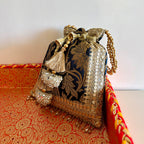 Banarasi Zari Potli Classic Black