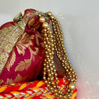 Banarasi Zari Potli Magenta