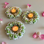 Blossom Mirror T-Lite Mint Green