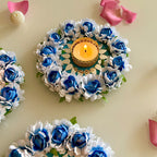 Blossom Mirror T-Lite Royal Blue