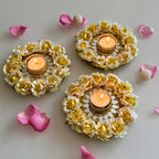 Blossom Mirror T-Lite Sunshine Yellow