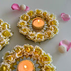 Blossom Mirror T-Lite Sunshine Yellow