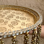 Golden Ghungroo Tassel Thali