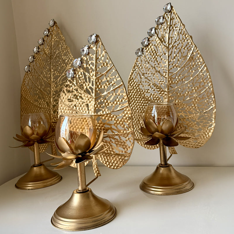Golden Lotus Leaf Set