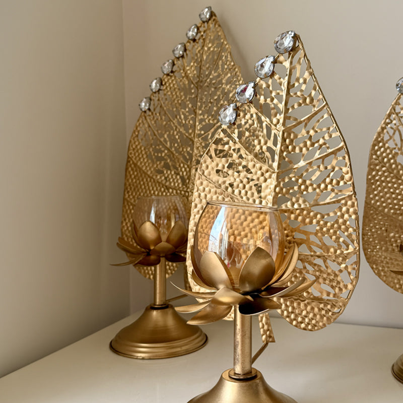 Golden Lotus Leaf Set