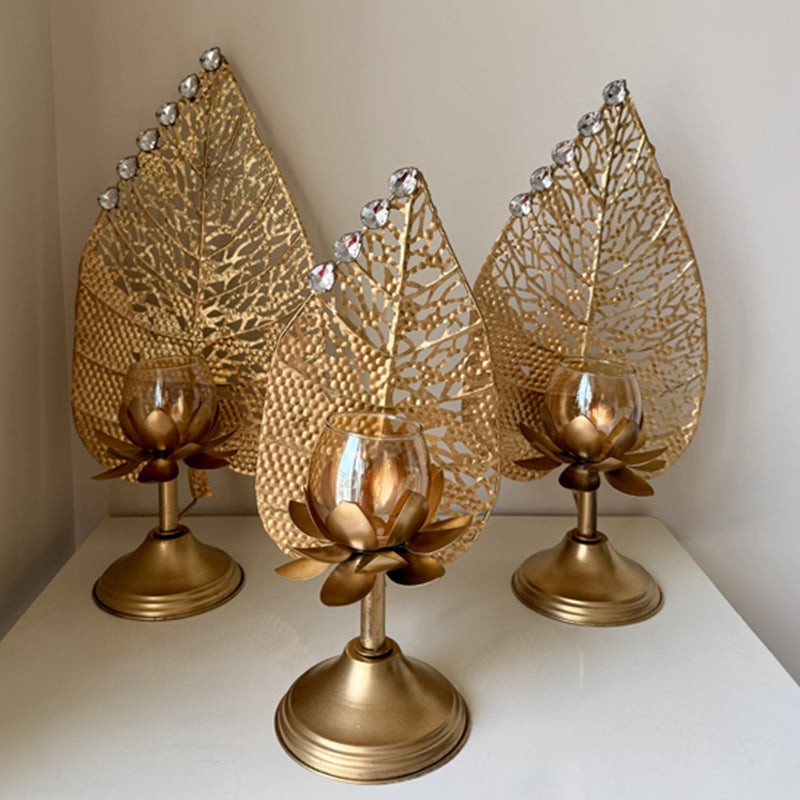Golden Lotus Leaf Set