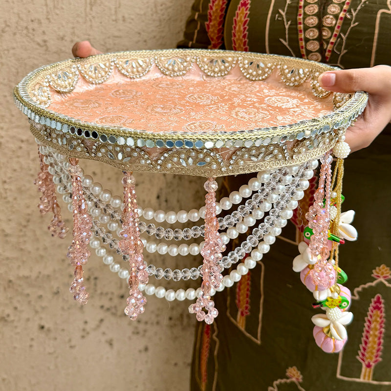 Gulabi Shuka Pooja Thali