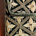 Imperial Zardozi Sling Forest Green