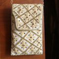 Imperial Zardozi Sling Ivory