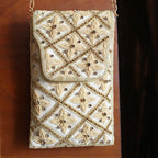 Imperial Zardozi Sling Ivory