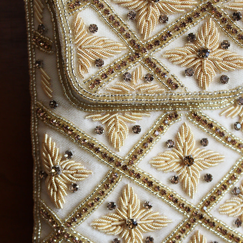Imperial Zardozi Sling Ivory