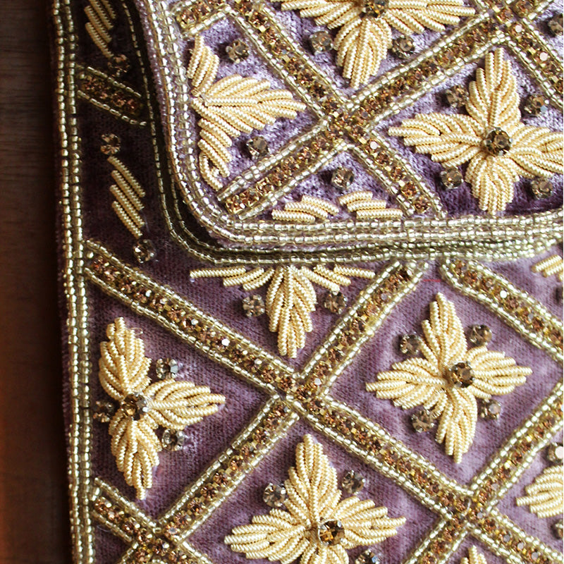 Imperial Zardozi Sling Wine Purple