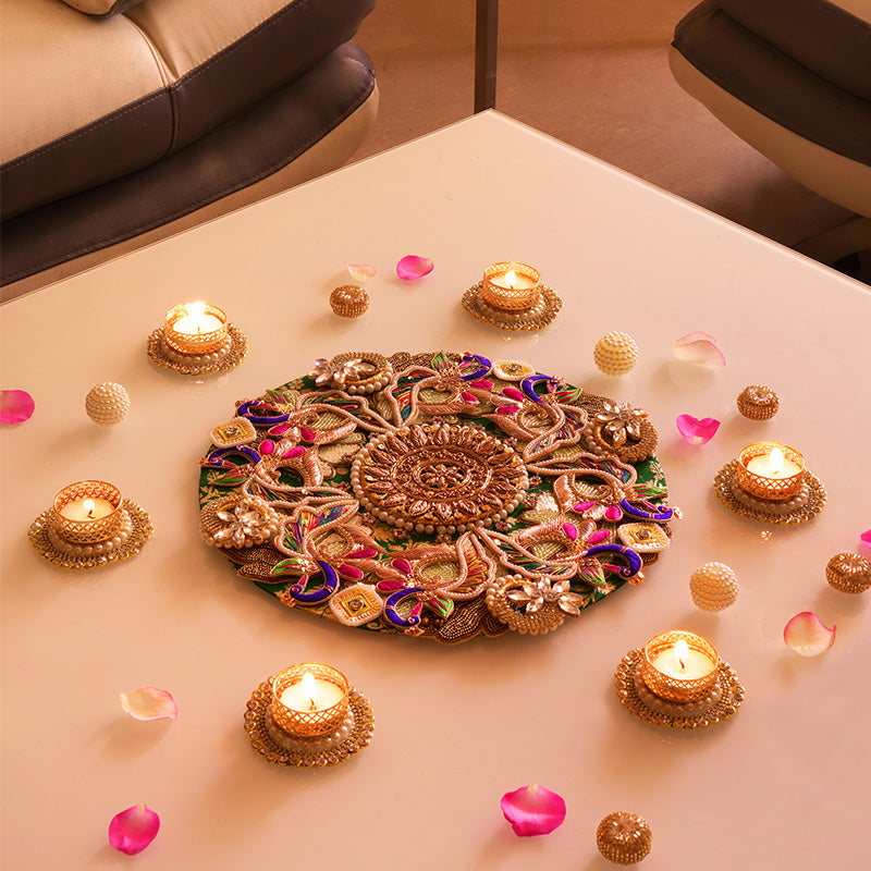 Mayur Resham Rangoli