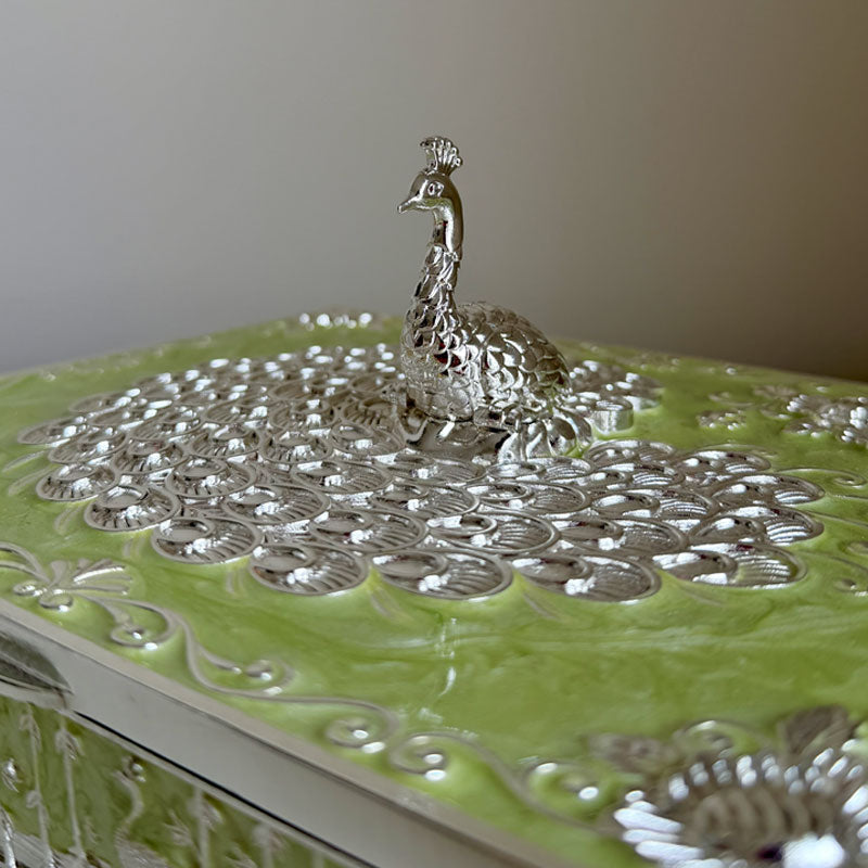 Pista Peacock Dryfruit Box