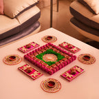 Rang Ras Cushion Rangoli