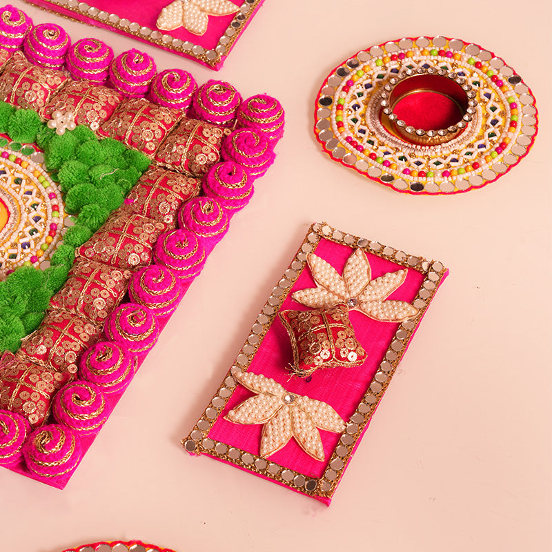 Rang Ras Cushion Rangoli