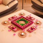 Rang Ras Cushion Rangoli