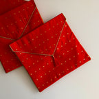 Resham Bindu Cover Classic Red