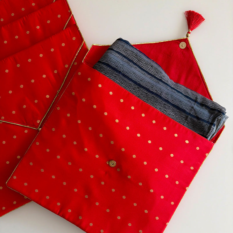 Resham Bindu Cover Classic Red