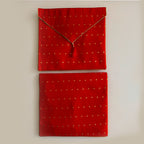 Resham Bindu Cover Classic Red