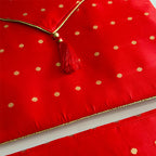 Resham Bindu Cover Classic Red