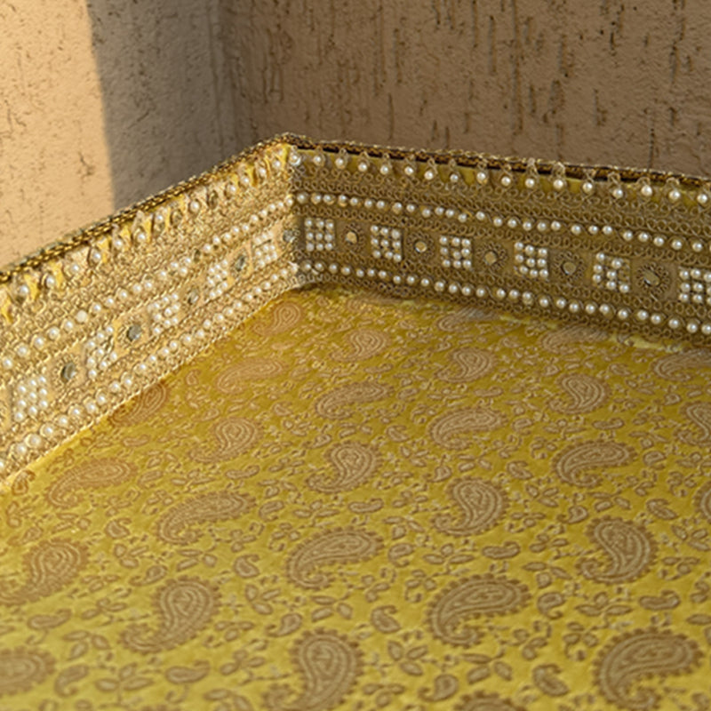 Rumala Sahib Tray Lemon Yellow