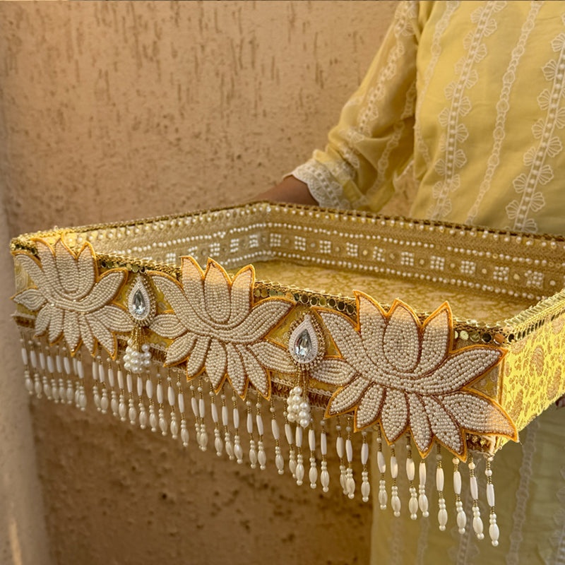 Rumala Sahib Tray Lemon Yellow
