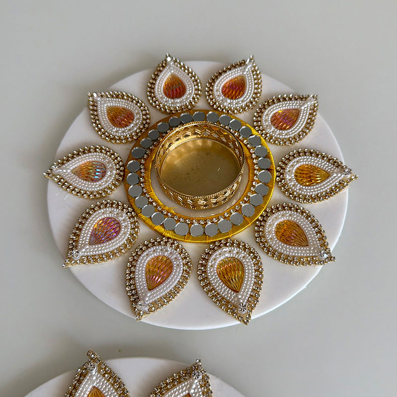 Shimmer Petal T-Lite Citrine Glow