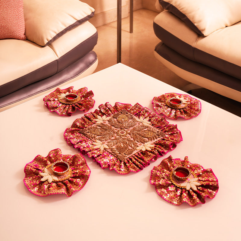 Swarna Pleated Rangoli