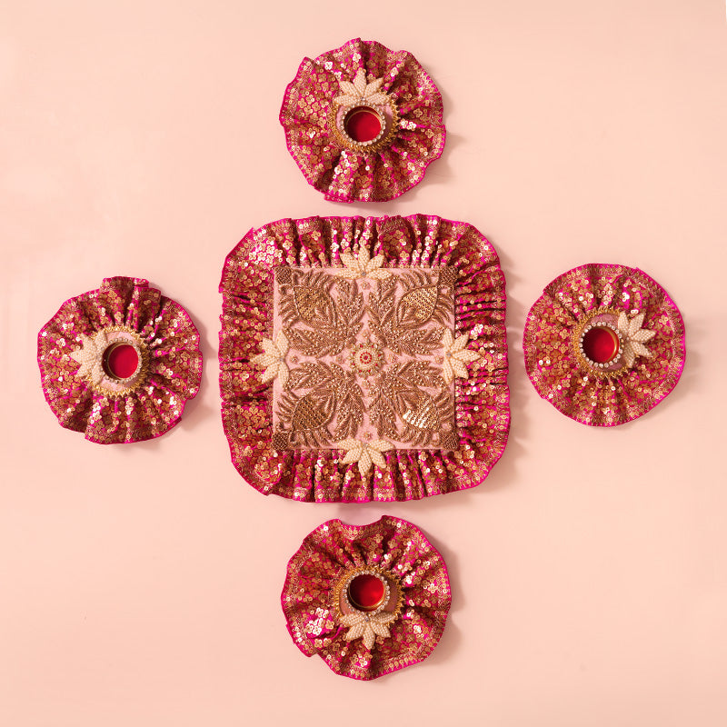 Swarna Pleated Rangoli