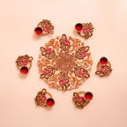 Zardozi Pakshi Rangoli