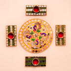 Mayur Mirror Rangoli